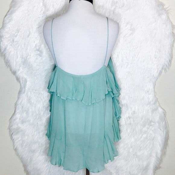 Free People Mint Green Cascade Tank Tops - Picture 6 of 7